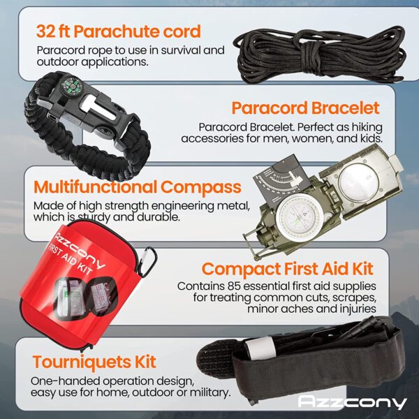 survival gear and equipment kit